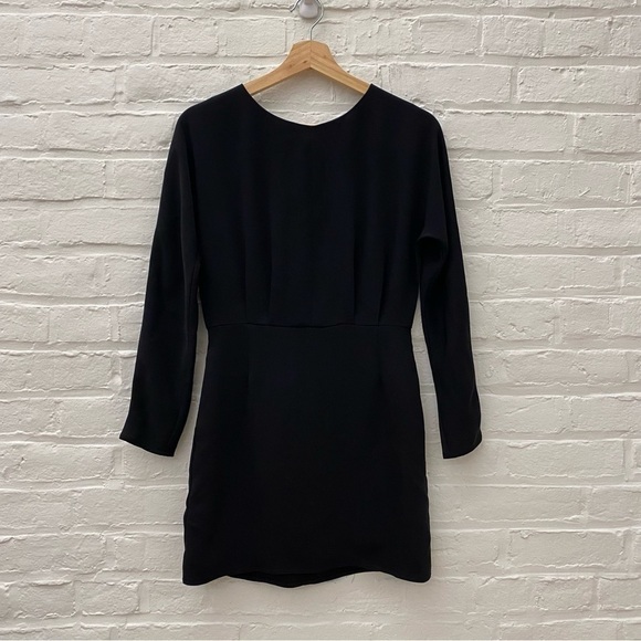 Aritzia || Babaton Samson Dress Black 0 Mini Keyhole - Picture 2 of 10